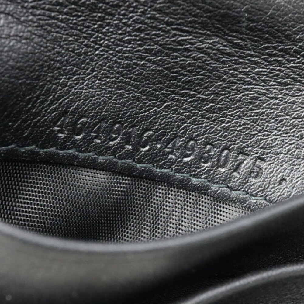 Gucci double hook wallet leather Guccissima black - Picture 5 of 6
